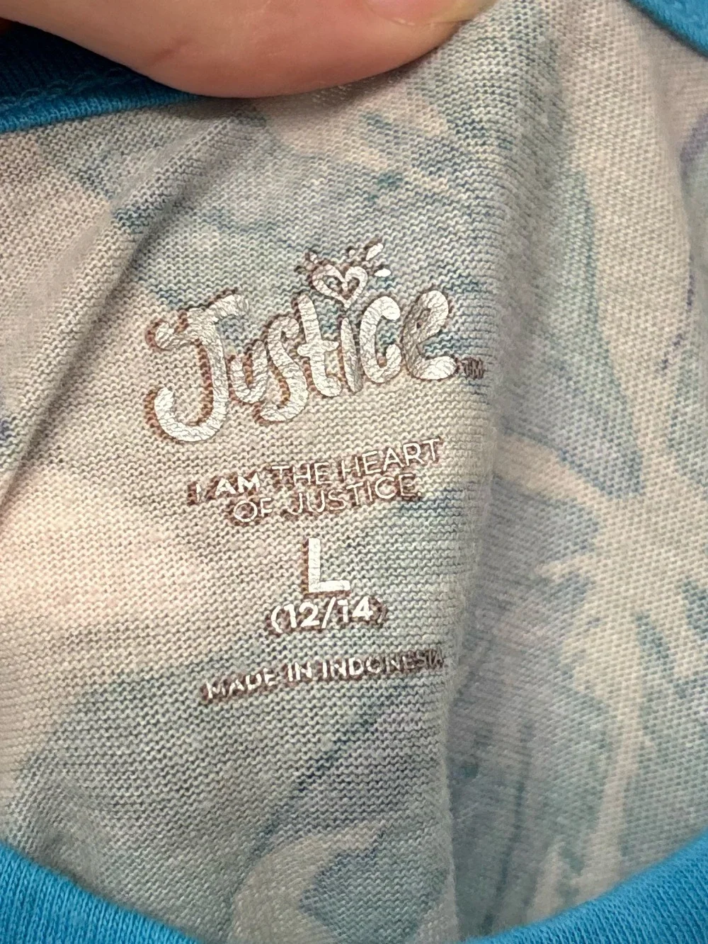 Justice Green & Blue Floral “Justice Surf” Front Tie Tank Top Girls Large 12/14